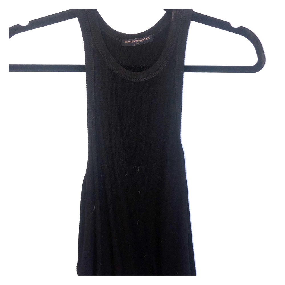 Black high neck tank top from Brandy Melville